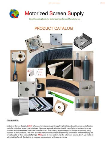 DGI Motorized Screen Supply Catalog